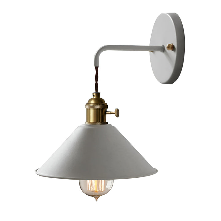 Retro Vintage Wall Lamp - Vintage-inspired Cone Metal Wall Lamp | Kalsten
