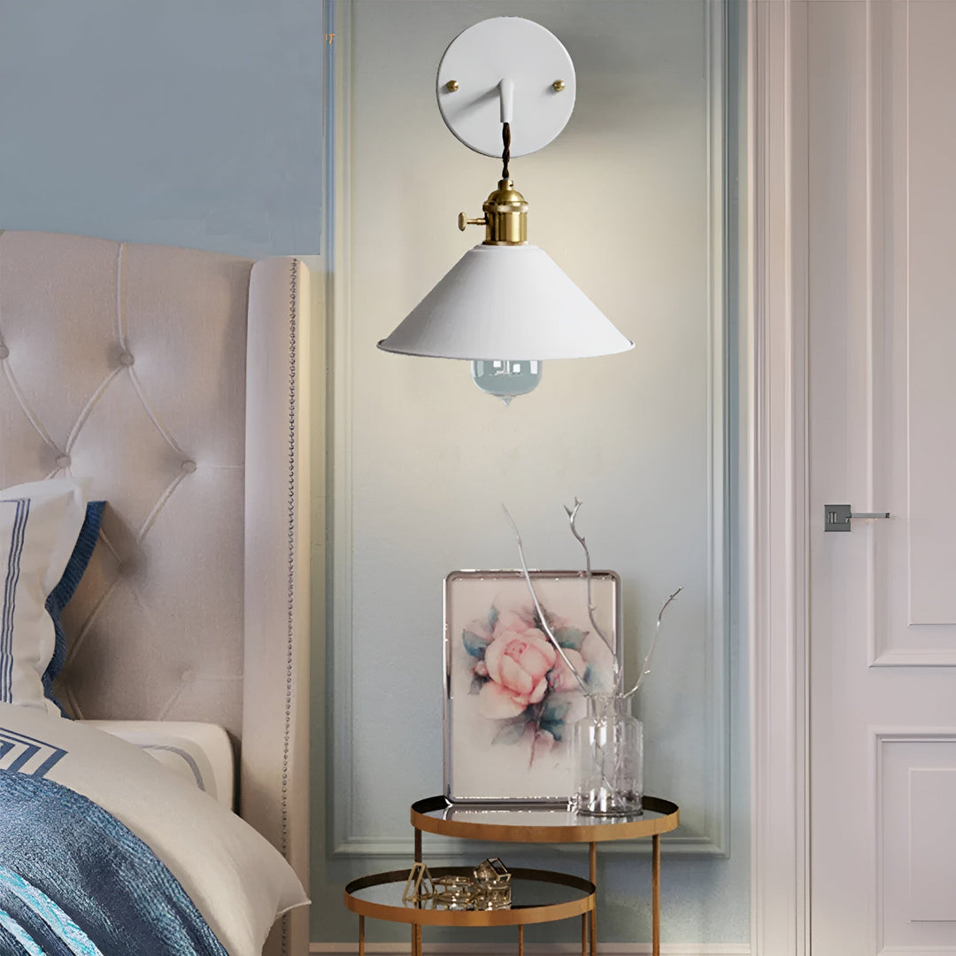 Retro Cone Wall Lamp – Vintage-Inspired Design