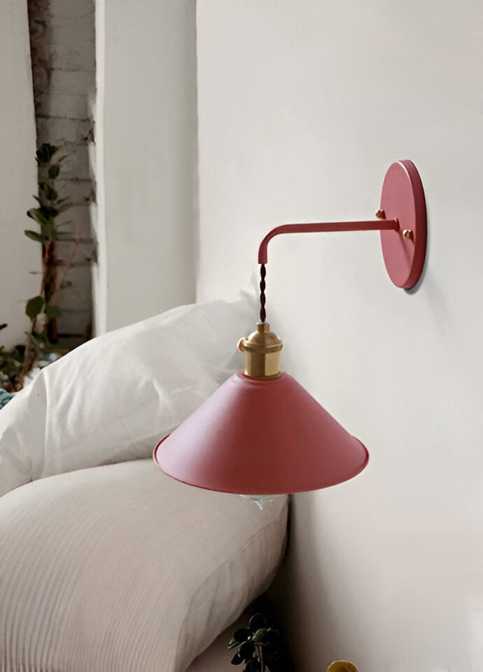 Retro Vintage Wall Lamp - Vintage-inspired Cone Metal Wall Lamp | Kalsten