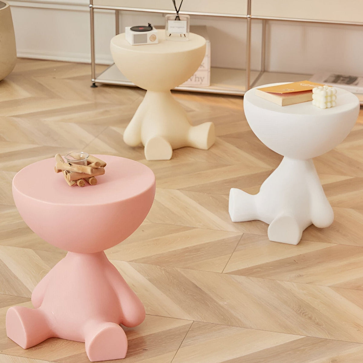 Skanto | Round Coffee Table – Elegant Side Table for Living Room and Interior