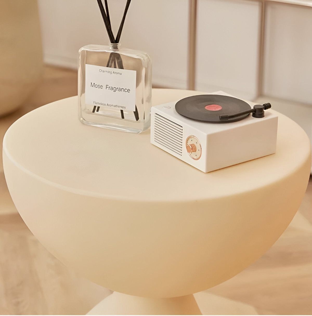 Skanto | Round Coffee Table – Elegant Side Table for Living Room and Interior