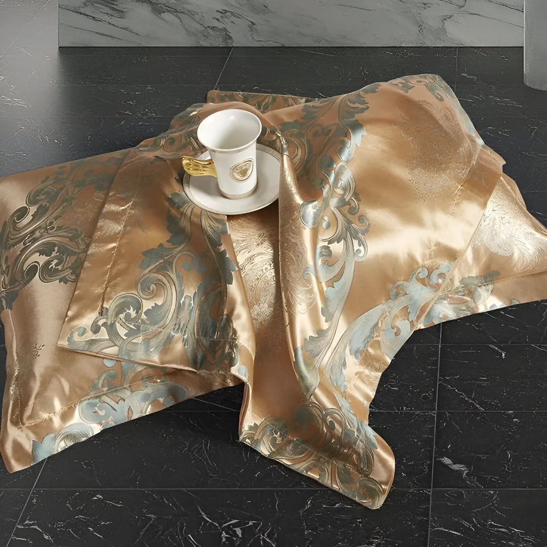 Kalsten | SILKLOFT – Elegant Satin Jacquard Bed Linen Set