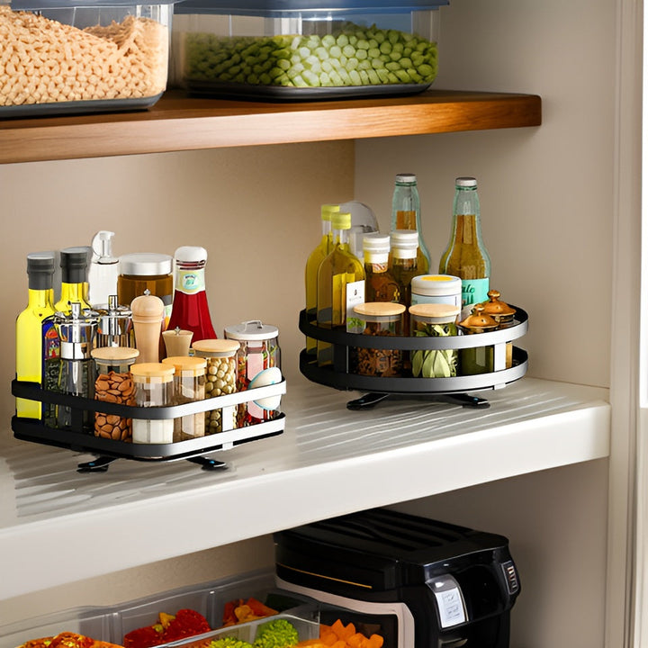 Kalsten | Spice Rack - 360° Rotatable Multi-Functional Shelf for the Kitchen - Organize with Ease!
