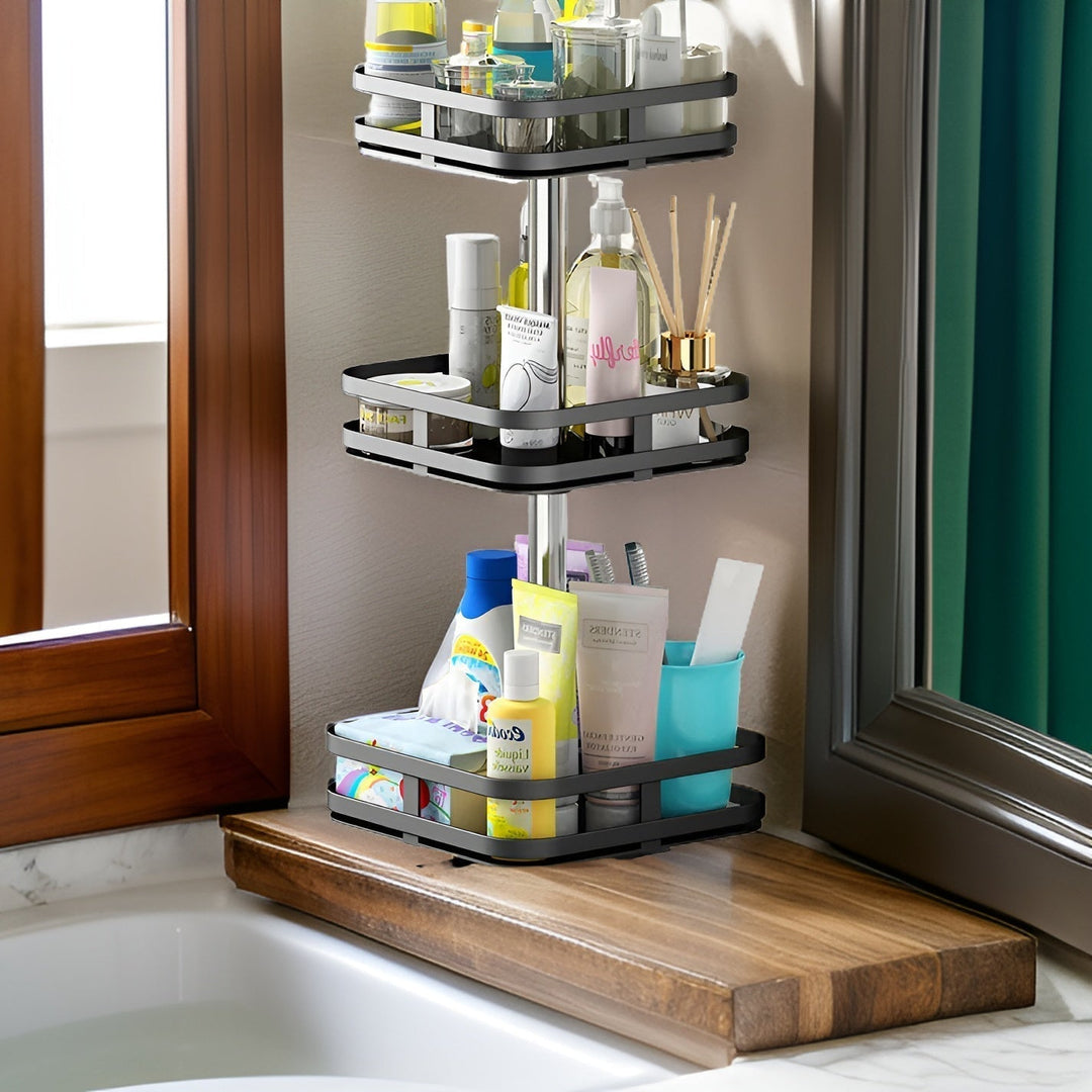 Kalsten | Spice Rack - 360° Rotatable Multi-Functional Shelf for the Kitchen - Organize with Ease!