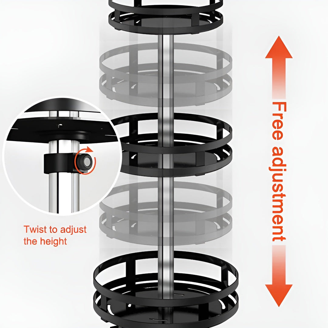 Kalsten | Spice Rack - 360° Rotatable Multi-Functional Shelf for the Kitchen - Organize with Ease!