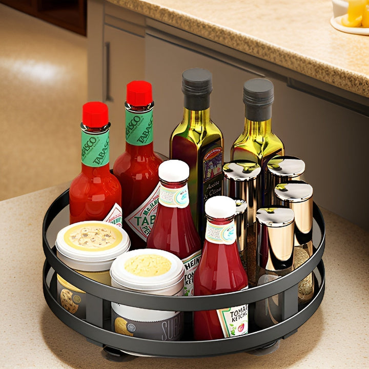 Kalsten | Spice Rack - 360° Rotatable Multi-Functional Shelf for the Kitchen - Organize with Ease!