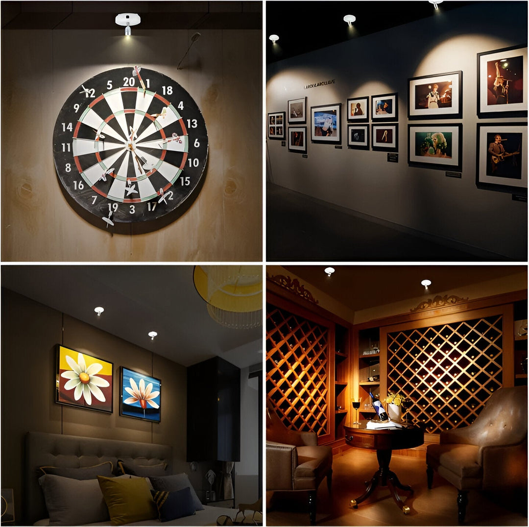 Mini LED Spotlight – Dimmable and Wireless | Perfect Accent Lighting for Home & Office | Kalsten