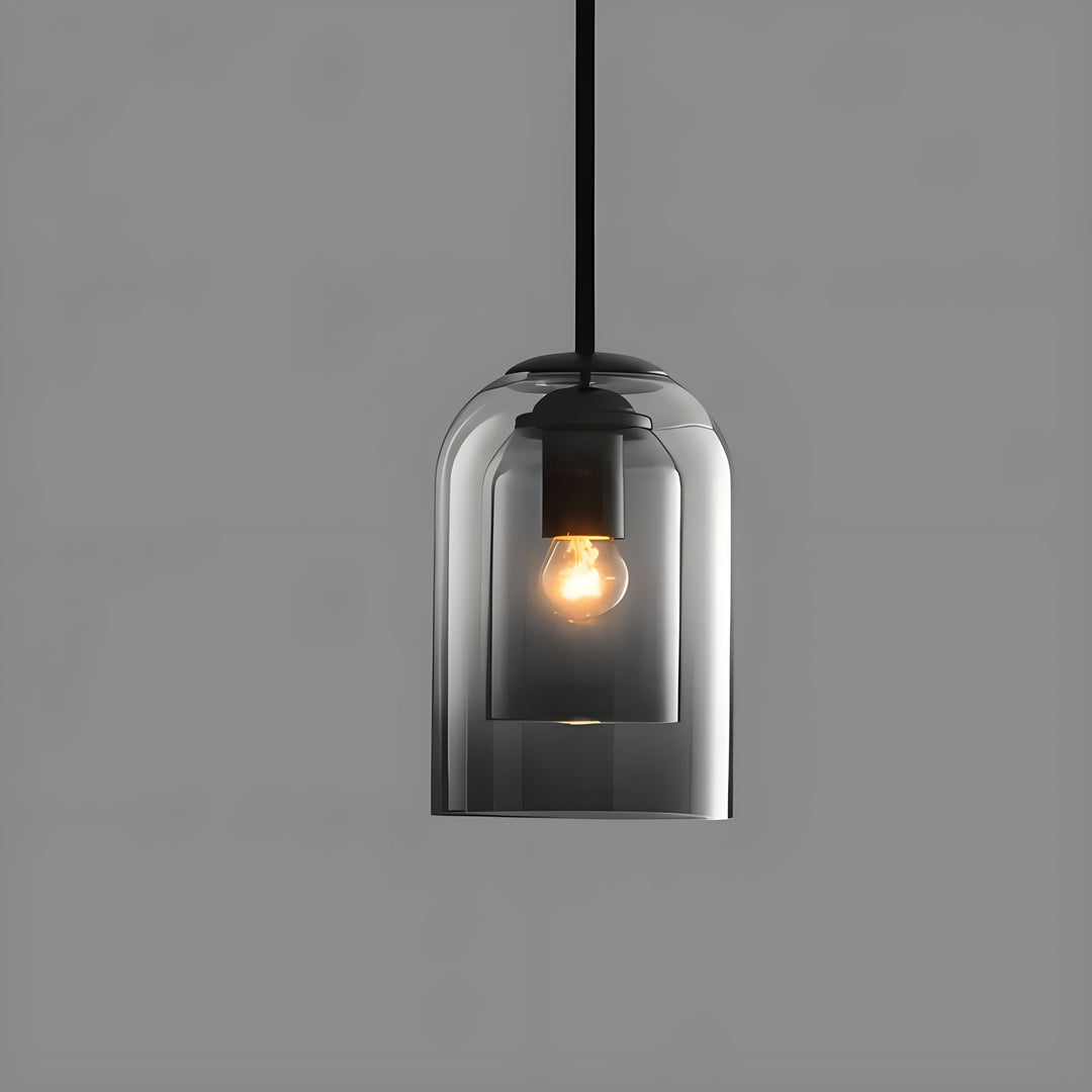 SkyGleam Light - Modern Double Glass Pendant Light | Kalsten