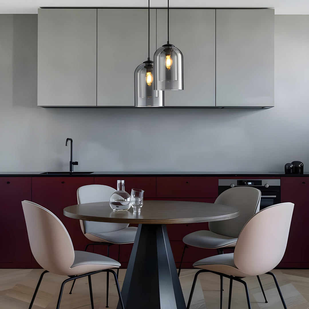 SkyGleam Light - Modern Double Glass Pendant Light | Kalsten