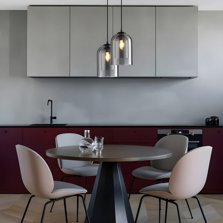 SkyGleam Light - Modern Double Glass Pendant Light | Kalsten