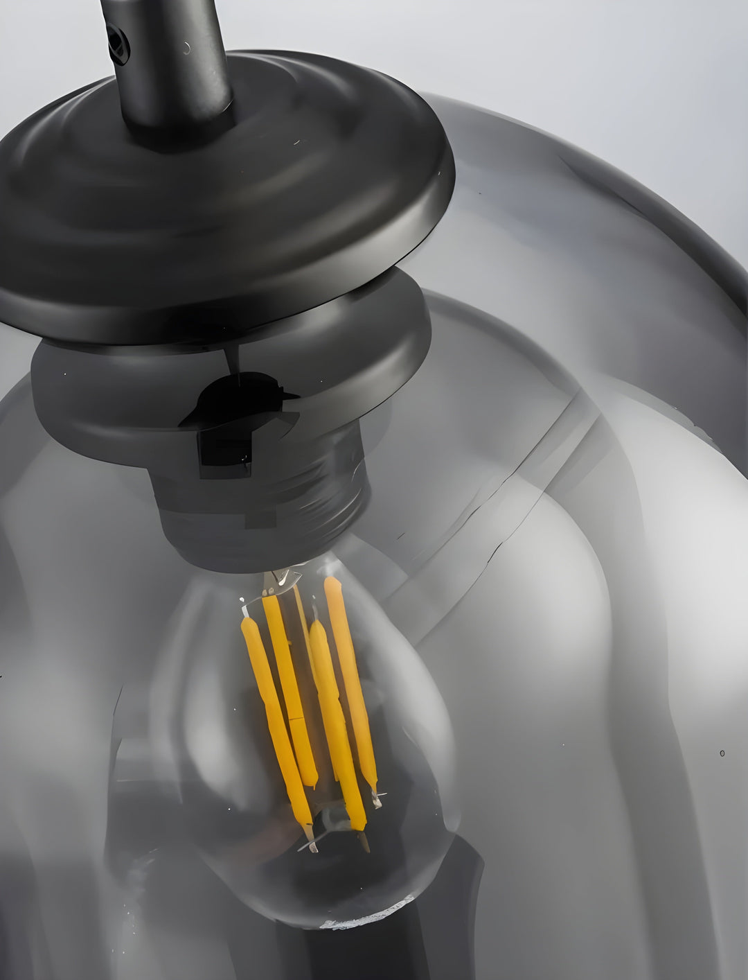 SkyGleam Light - Modern Double Glass Pendant Light | Kalsten