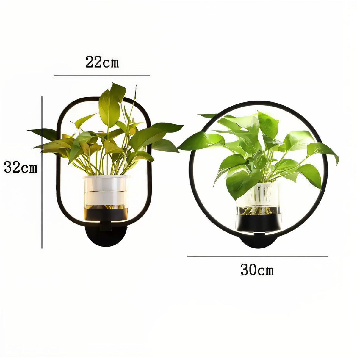 Frendorf | VerdantLume LED wall light with plant holder