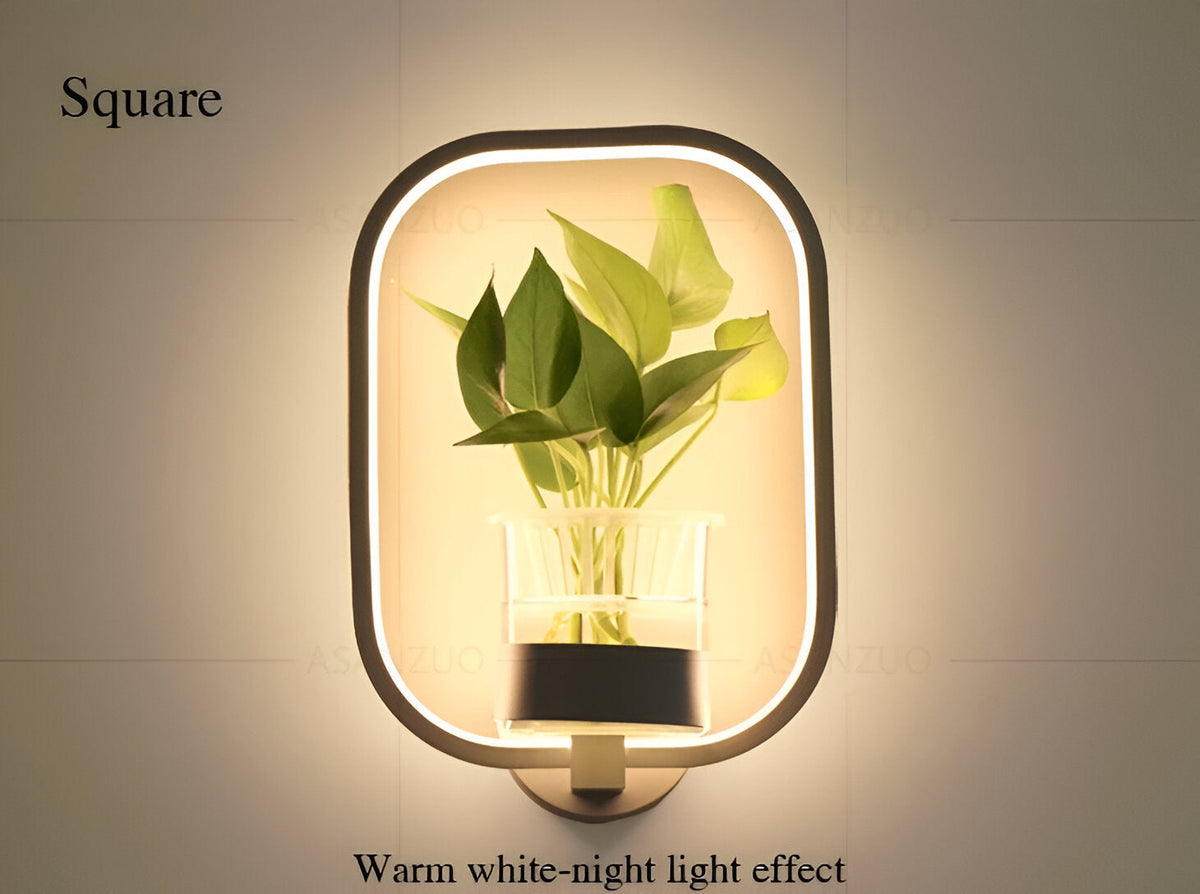 Frendorf | VerdantLume LED wall light with plant holder