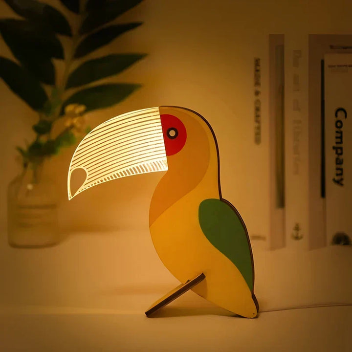 ZooGlow Animal Skin Lamp - Atmospheric Table Lamp for a Magical Children's Room Kalsten