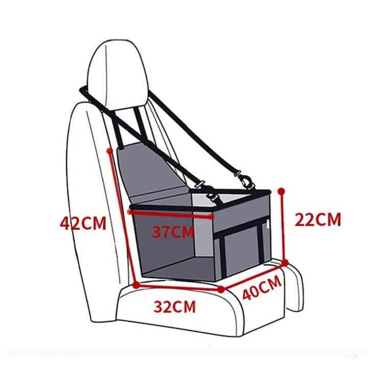 AutoPoot Elevated Dog Car Seat – Waterproof, Nonslip and Safe for On the Go | Kalsten