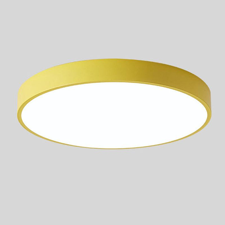 Modern Recessed Wood LED Ceiling Lamp Kalsten