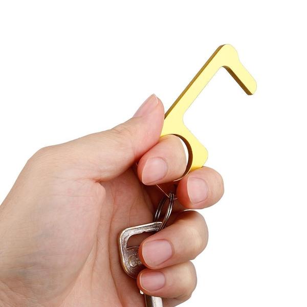 Hygienic Antimicrobial Brass Door Opener & Stylus | Kalsten