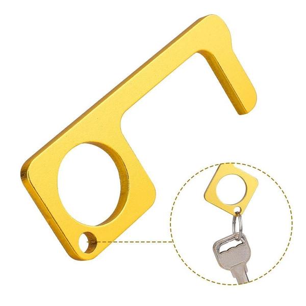 Hygienic Antimicrobial Brass Door Opener & Stylus | Kalsten
