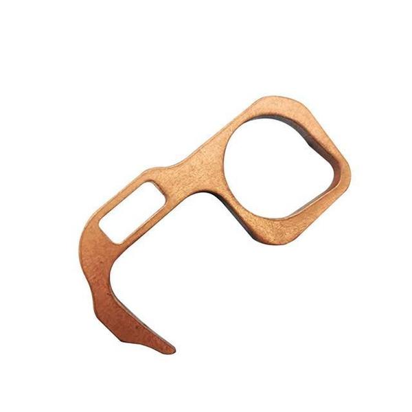 Hygienic Antimicrobial Brass Door Opener & Stylus | Kalsten