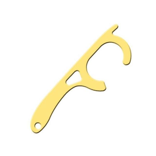 Hygienic Antimicrobial Brass Door Opener & Stylus | Kalsten