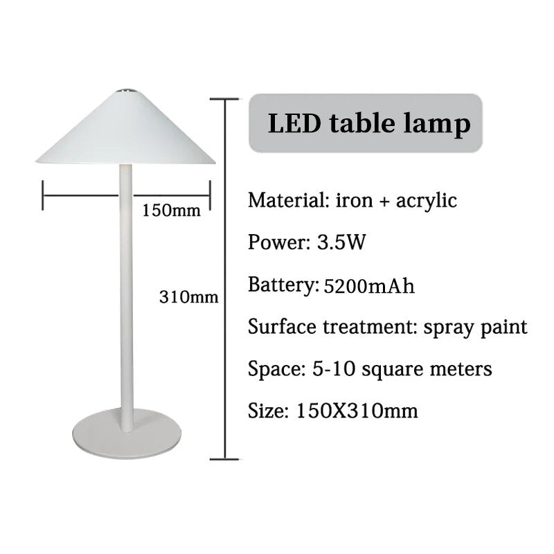Elegant GoLumina Wireless Desk Lamp with Adjustable Lighting Kalsten