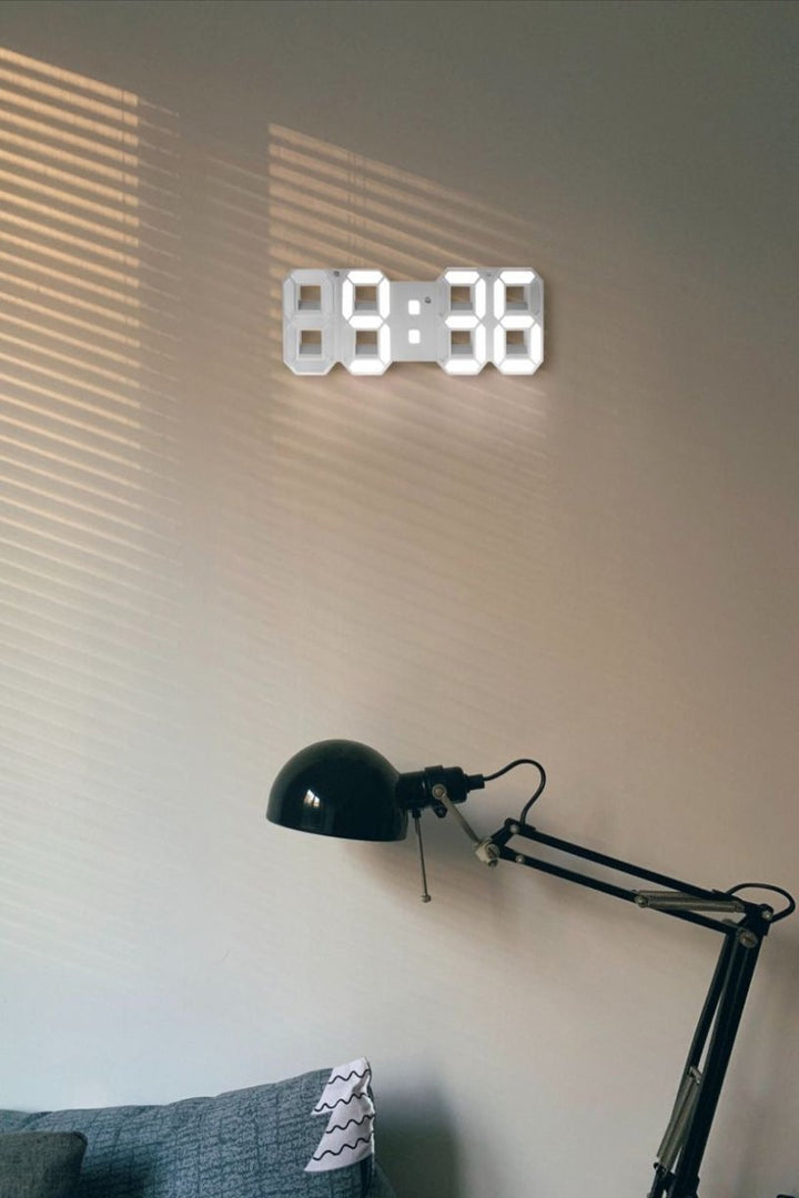 GlowLuxe - Stylish 3D LED Wall Clock | Kalsten