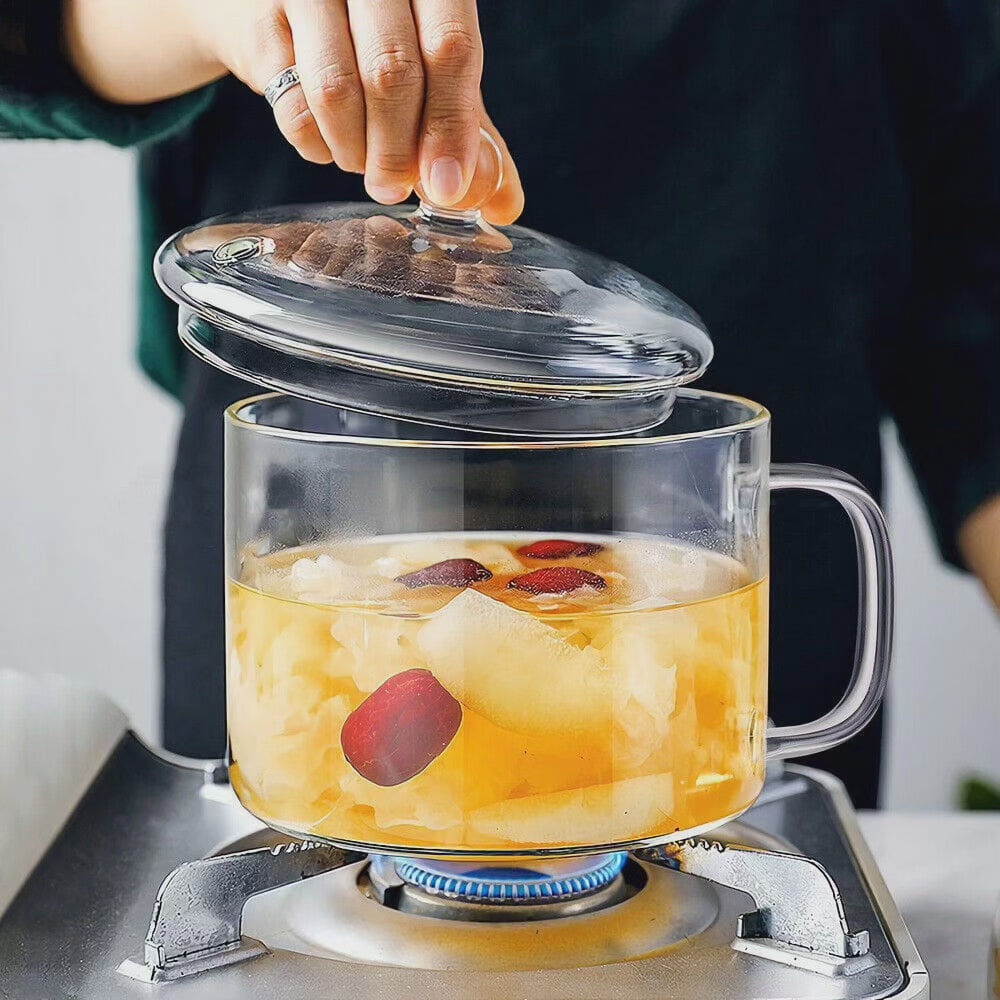 Kalsten | Glass heat-resistant cooking pot