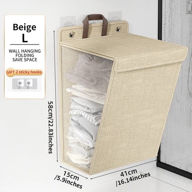 Kalsten | Wall-mounted folding laundry basket