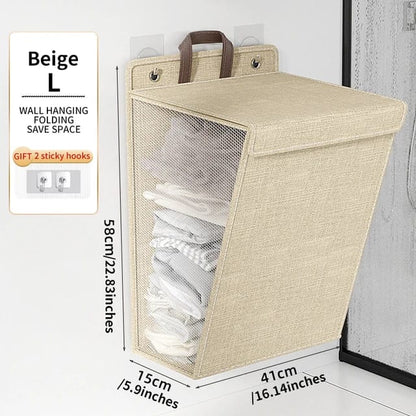 Skanto | Wall-Mounted Foldable Laundry Basket