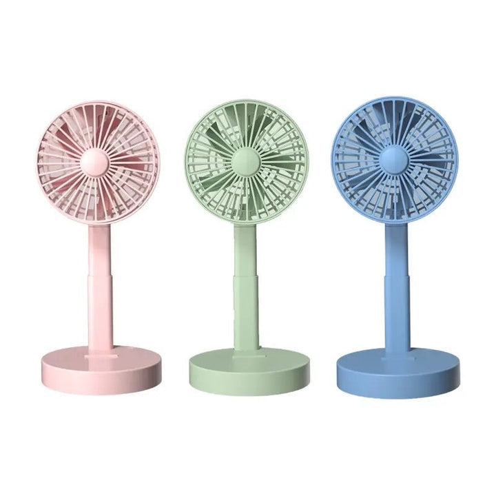 Foldable Telescopic Charging Fan, Minimalist, Mini Portable Desktop | Kalsten