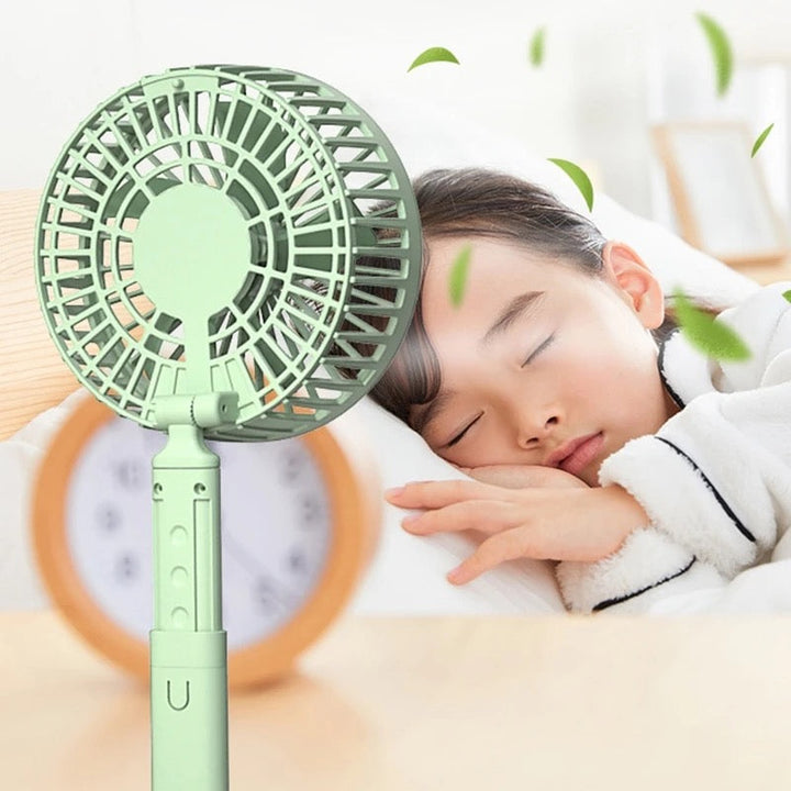 Foldable Telescopic Charging Fan, Minimalist, Mini Portable Desktop | Kalsten
