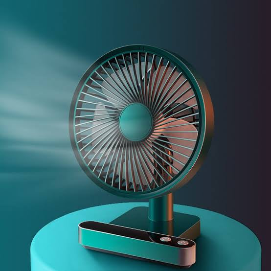 F702 Automatic Shaking Desktop Electric Fan with LED Display | Kalsten