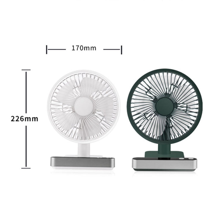 F702 Automatic Shaking Desktop Electric Fan with LED Display | Kalsten