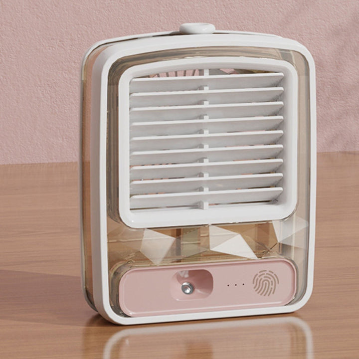 Water Cooled Desk Fan, With Humidifier Spray-Various Colours | Kalsten