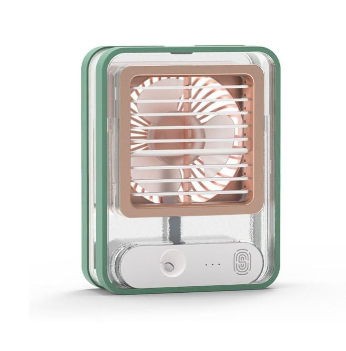 Water Cooled Desk Fan, With Humidifier Spray-Various Colours | Kalsten