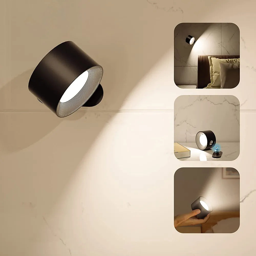Wireless Rechargeable Adjustable LED Wall Lamp