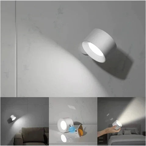 Wireless Rechargeable Adjustable LED Wall Lamp