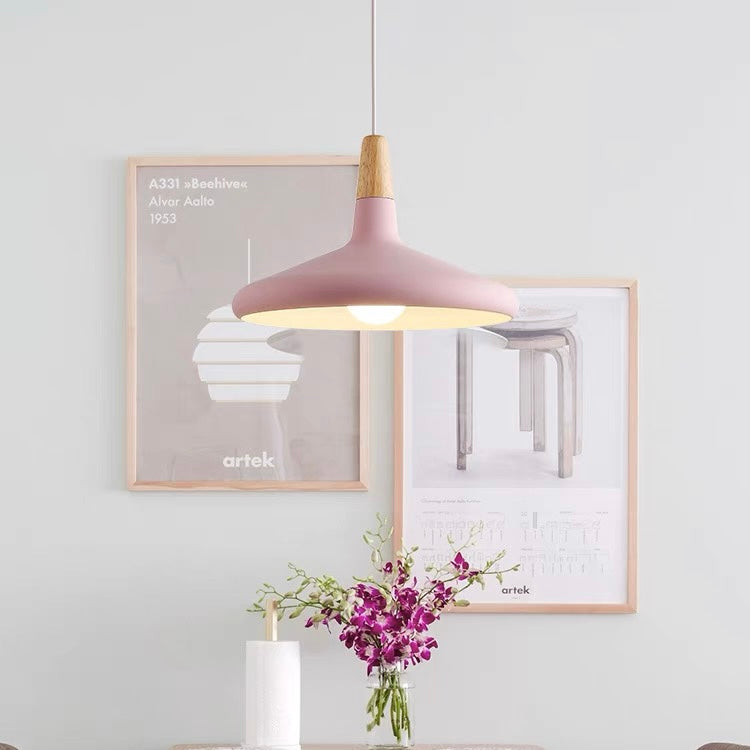 Contemporary Conical Colorful Metal Pendant Lamp | Kalsten