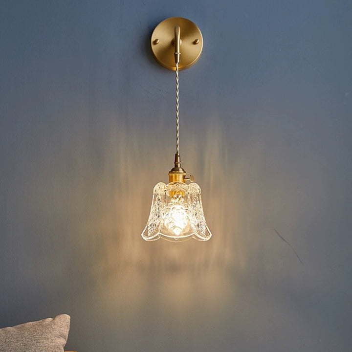 Vintage Mini Glass Clear Pendant Light | Kalsten