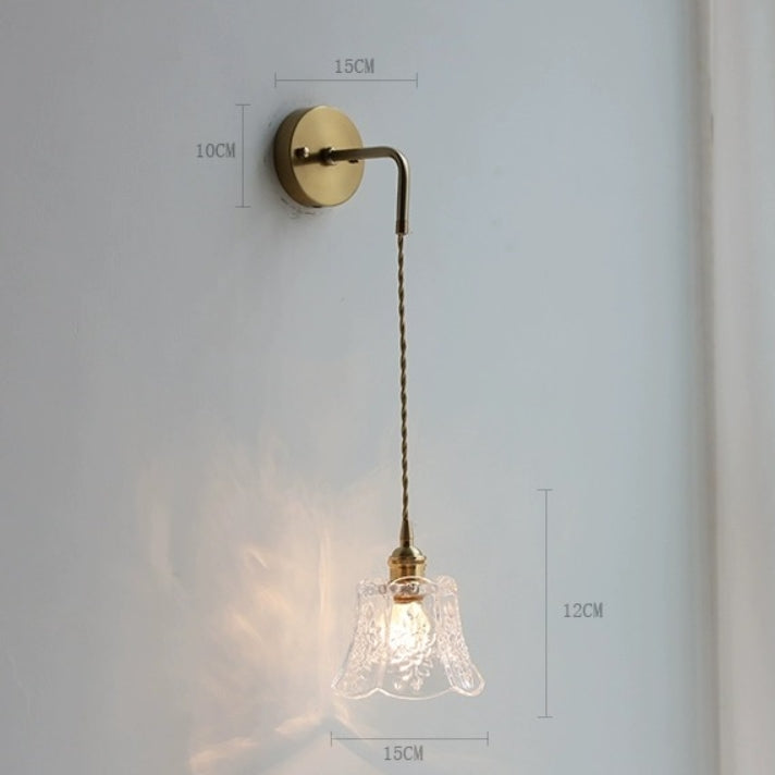 Vintage Mini Glass Clear Pendant Light | Kalsten
