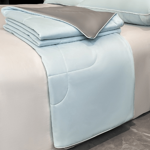 Double-Faced Two-Hue Ring-Stitched Cooling Comforter | Kalsten