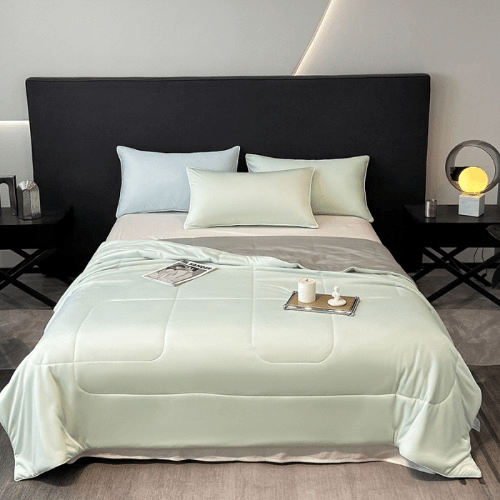 Double-Faced Two-Hue Ring-Stitched Cooling Comforter | Kalsten