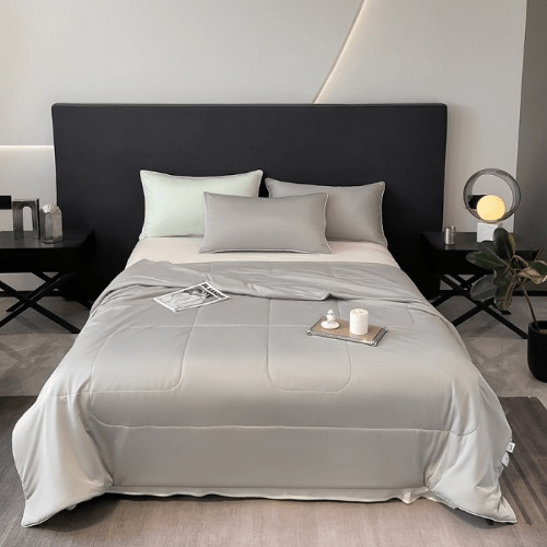 Double-Faced Two-Hue Ring-Stitched Cooling Comforter | Kalsten