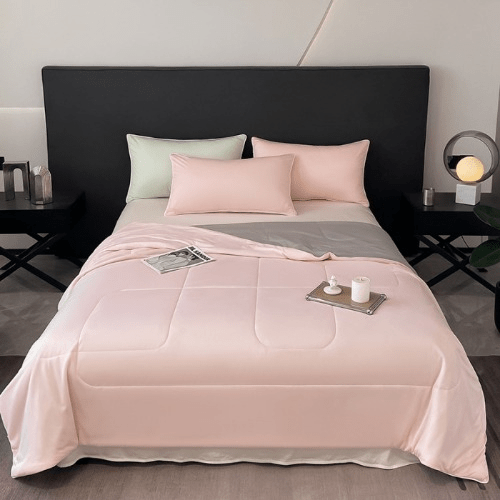 Double-Faced Two-Hue Ring-Stitched Cooling Comforter | Kalsten