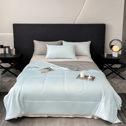 Double-Faced Two-Hue Ring-Stitched Cooling Comforter | Kalsten