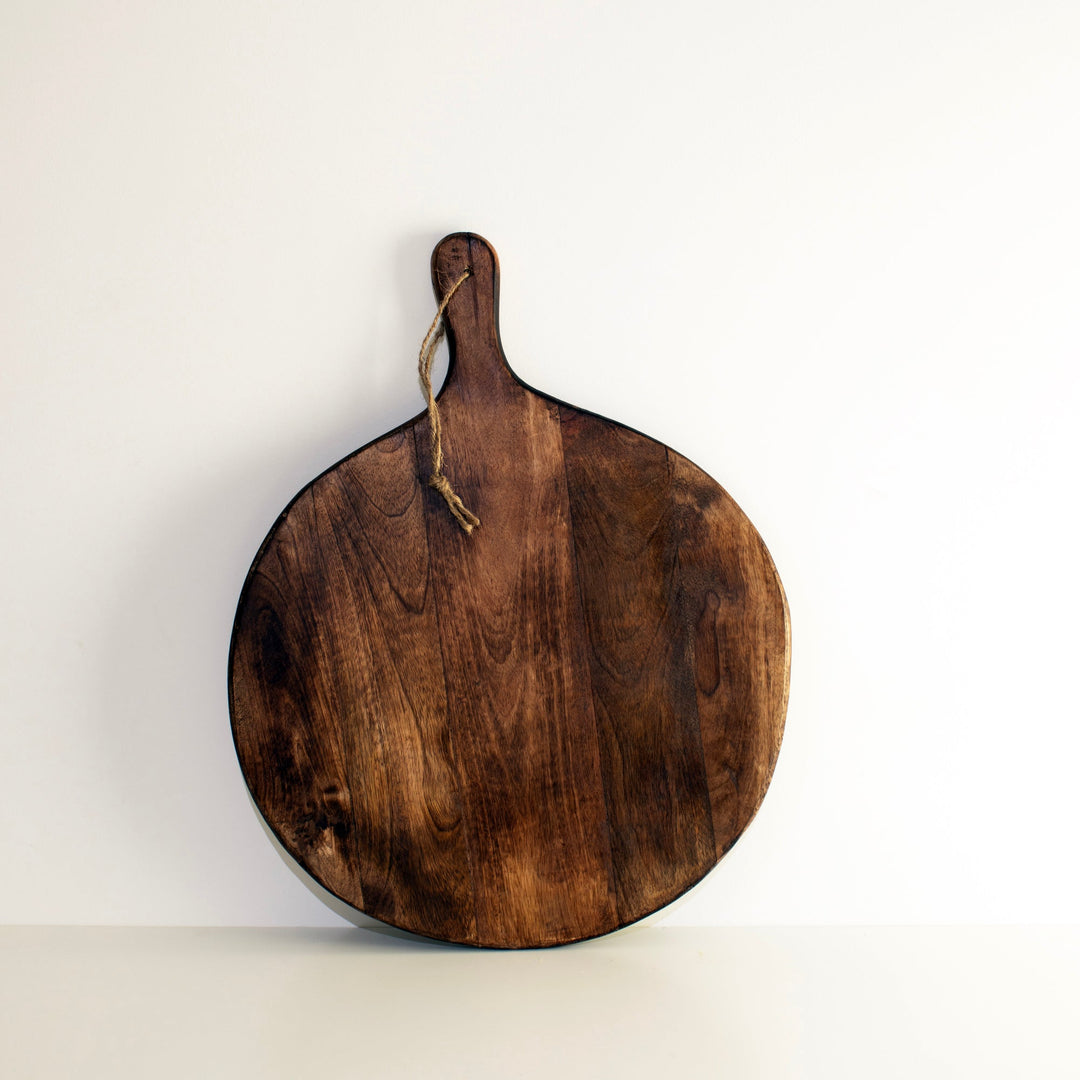 Kalsten | Irregular Round Dark Brown Chopping Boards