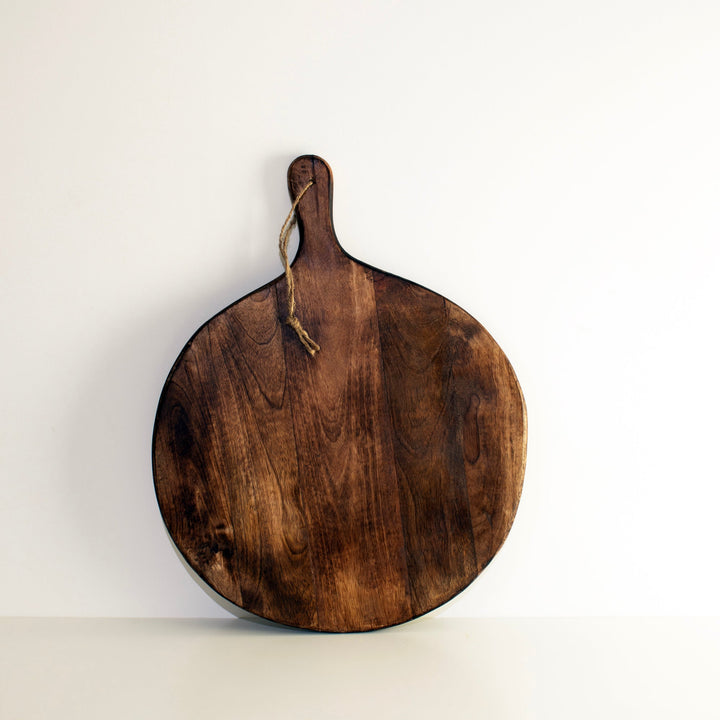 Kalsten | Irregular Round Dark Brown Chopping Boards