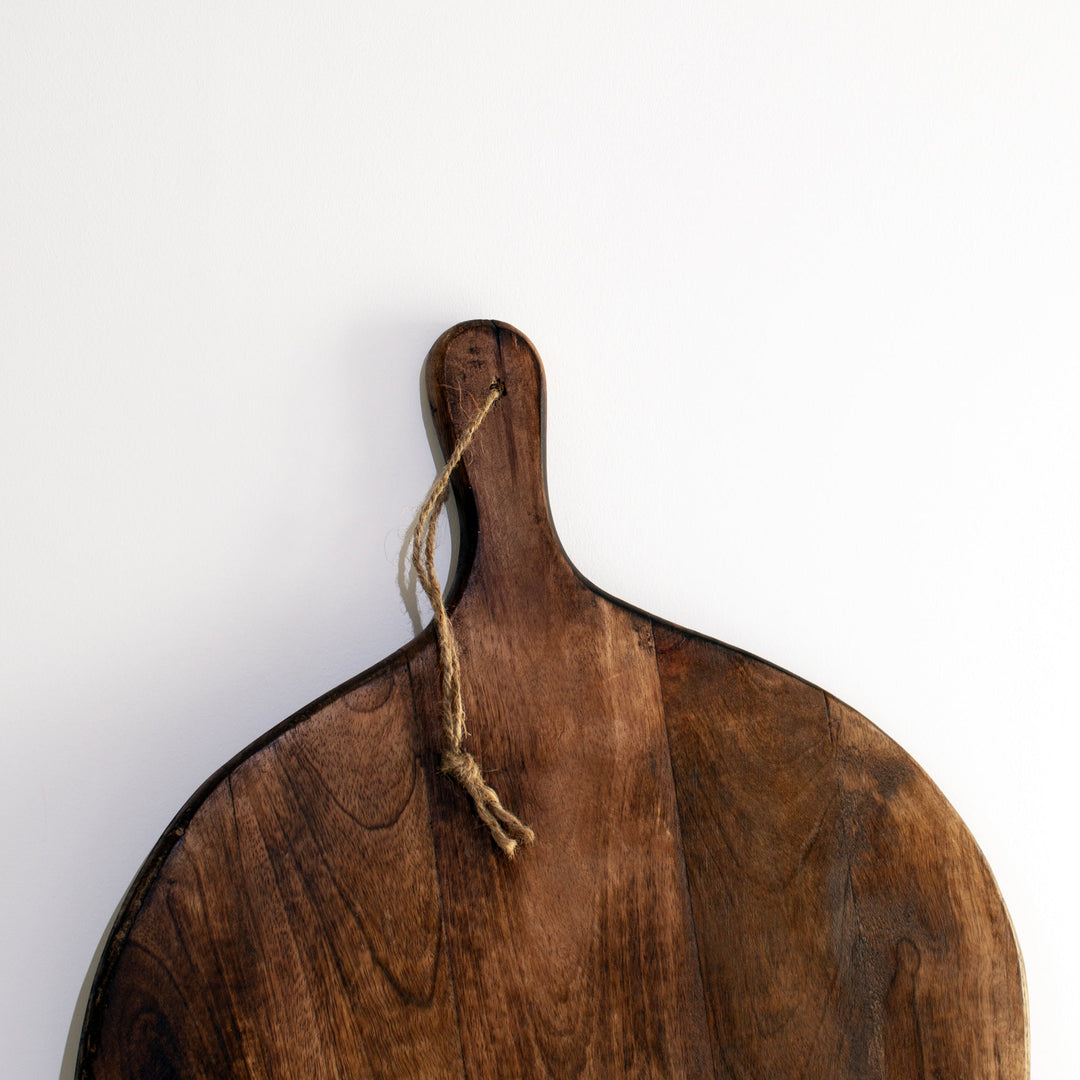 Kalsten | Irregular Round Dark Brown Chopping Boards