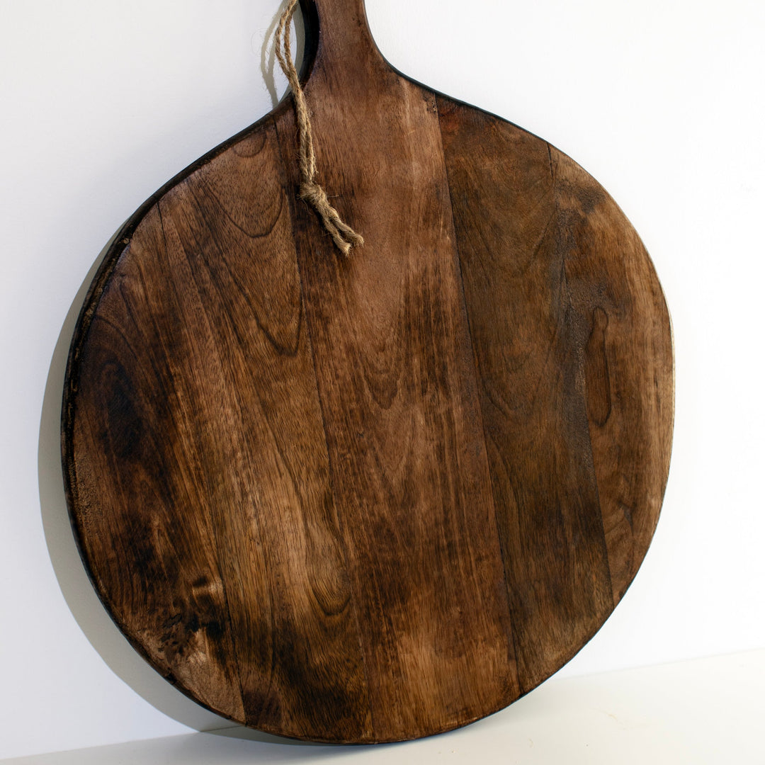 Kalsten | Irregular Round Dark Brown Chopping Boards