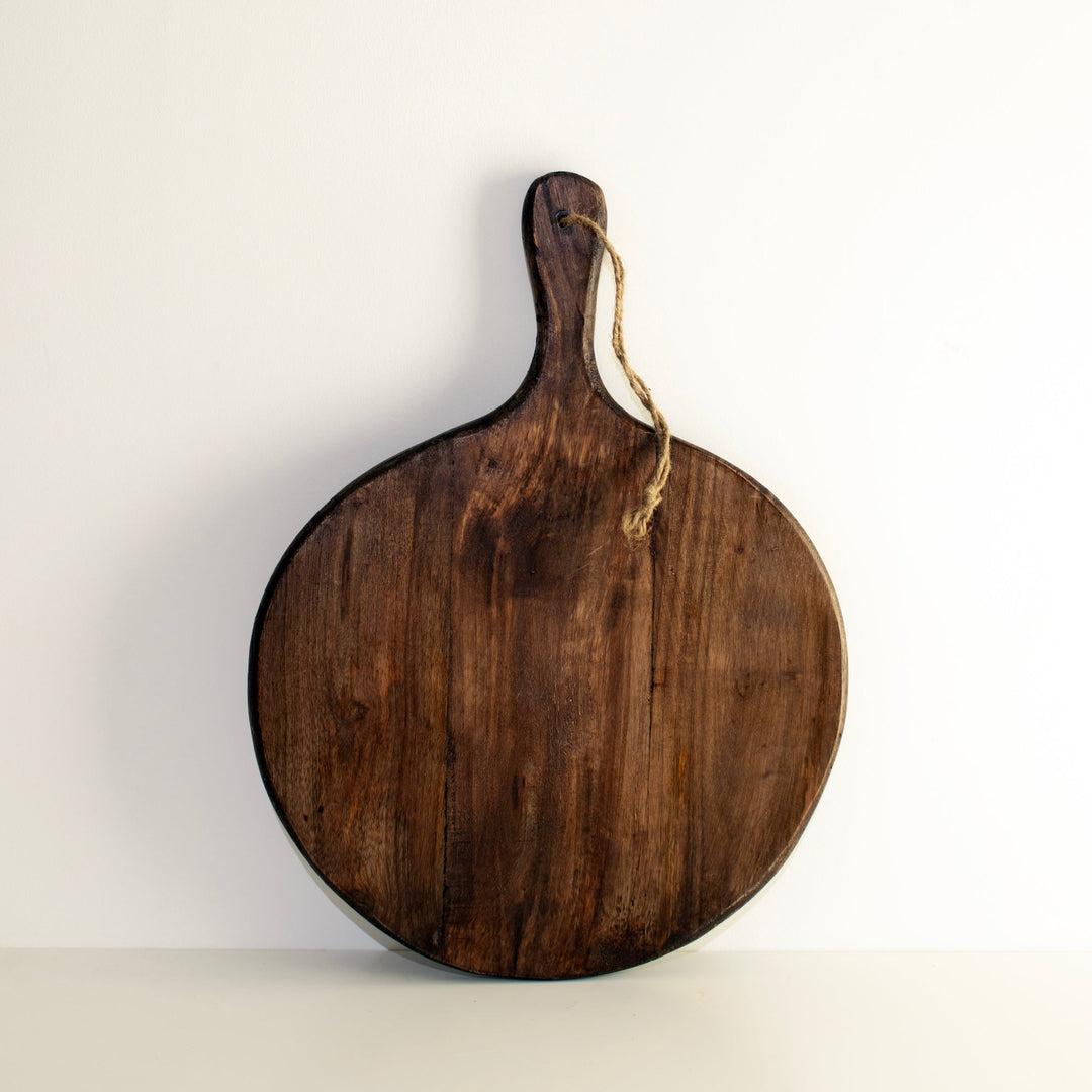 Kalsten | Irregular Round Dark Brown Chopping Boards